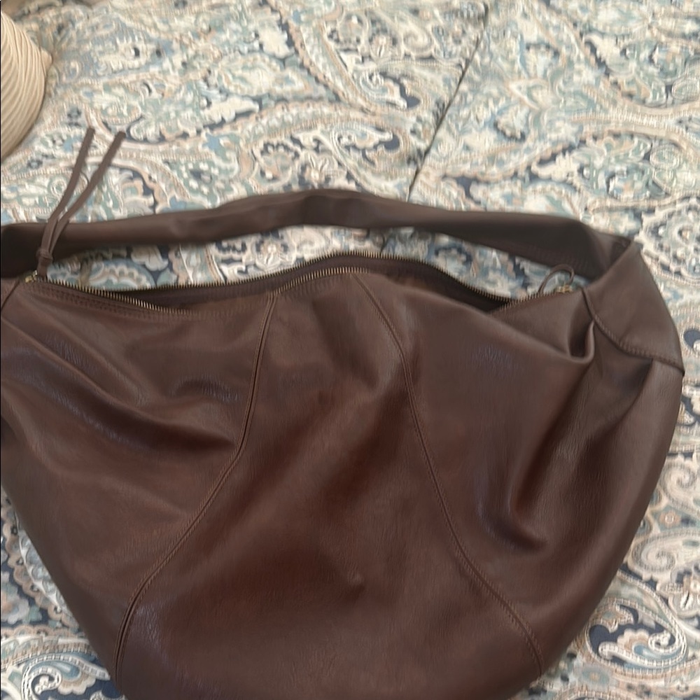 Elegant Brown Leather Women's Bag